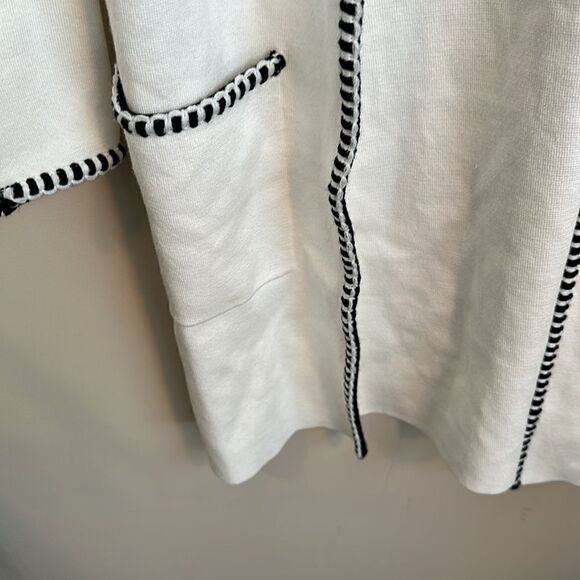 Magaschoni Long Line Open-front Cardigan S - Picture 4 of 6